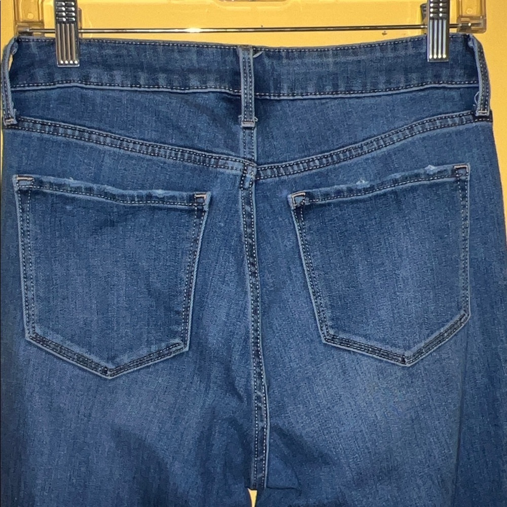 Old Navy Dark Blue Ripped Jeans - Picture 6 of 6